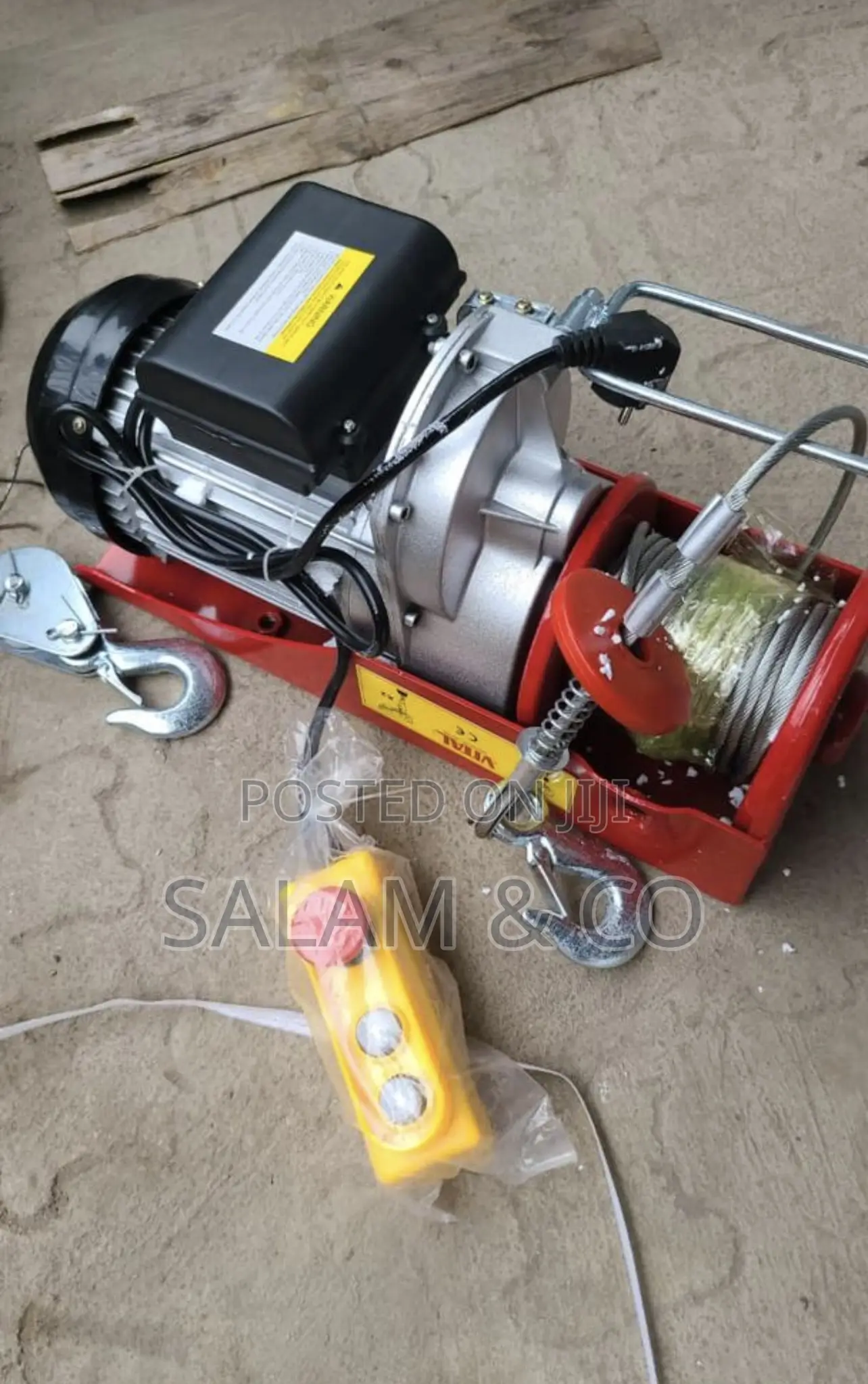 1 Ton Electric Wire Rope Hoist – Heavy Duty 1000kg Electric Hoist