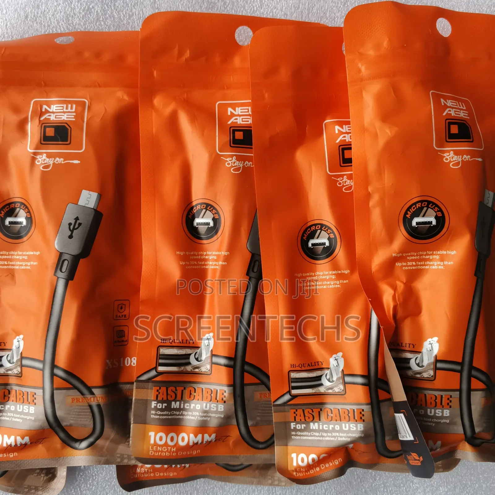 Original 2.4a Newage Mobile Phone Charging Cord for All Phones
