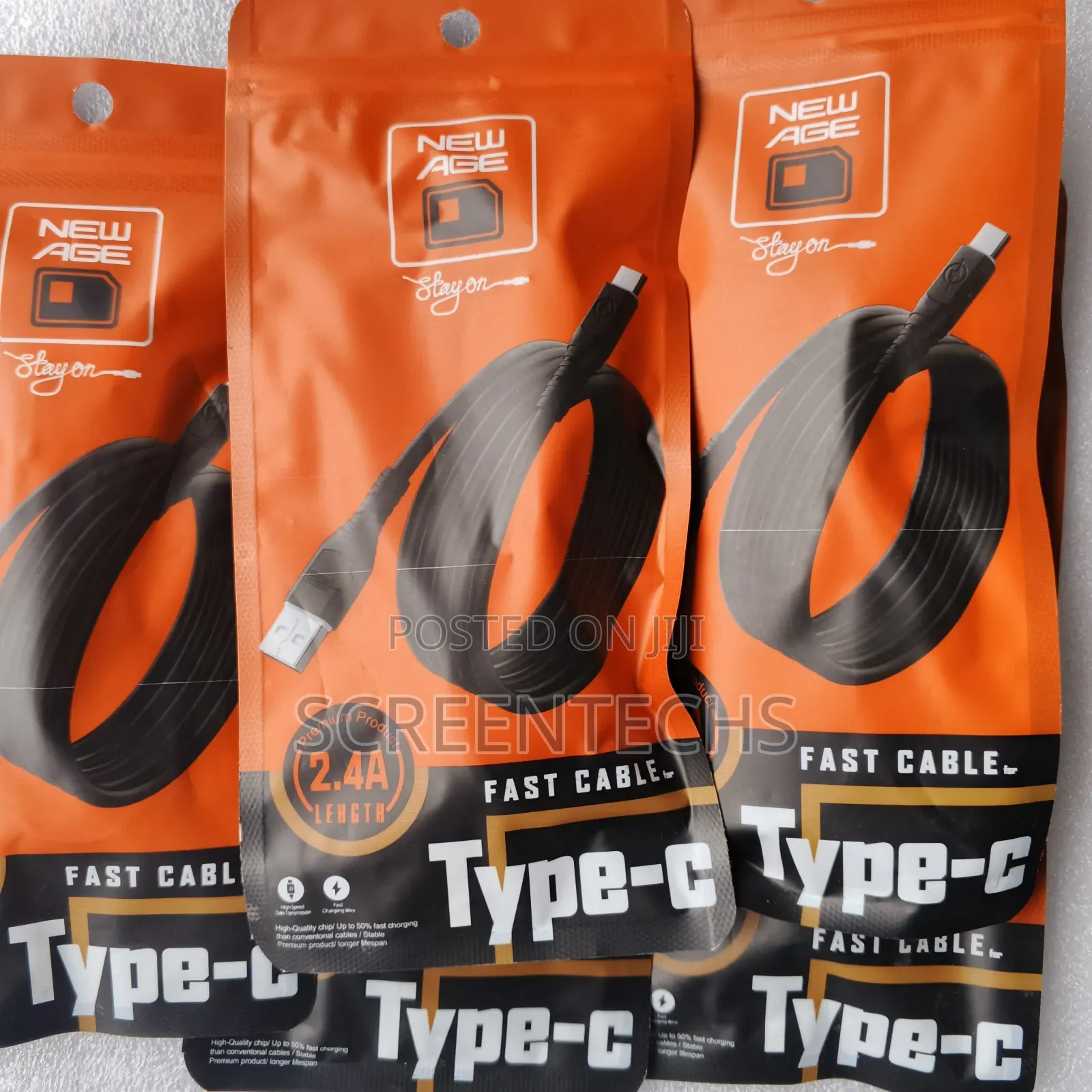 Original 2.4a Newage Mobile Phone Charging Cord for All Phones