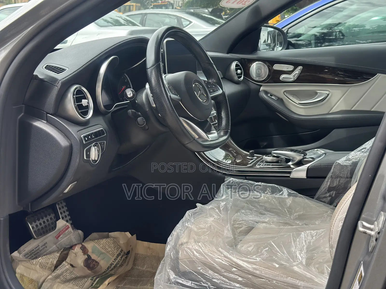 Mercedes-Benz C400 4Matic AWD Sedan (3.0L V6 7A) 2015 Silver