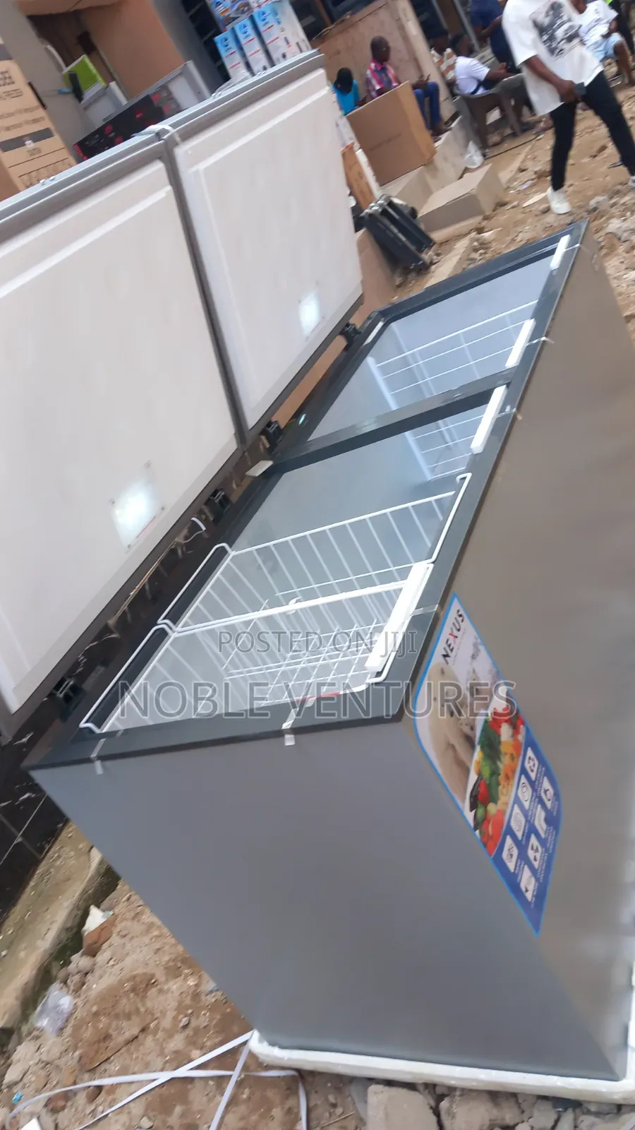 Original Nexus Double Door 650litters Deep Freeze 100%Copper