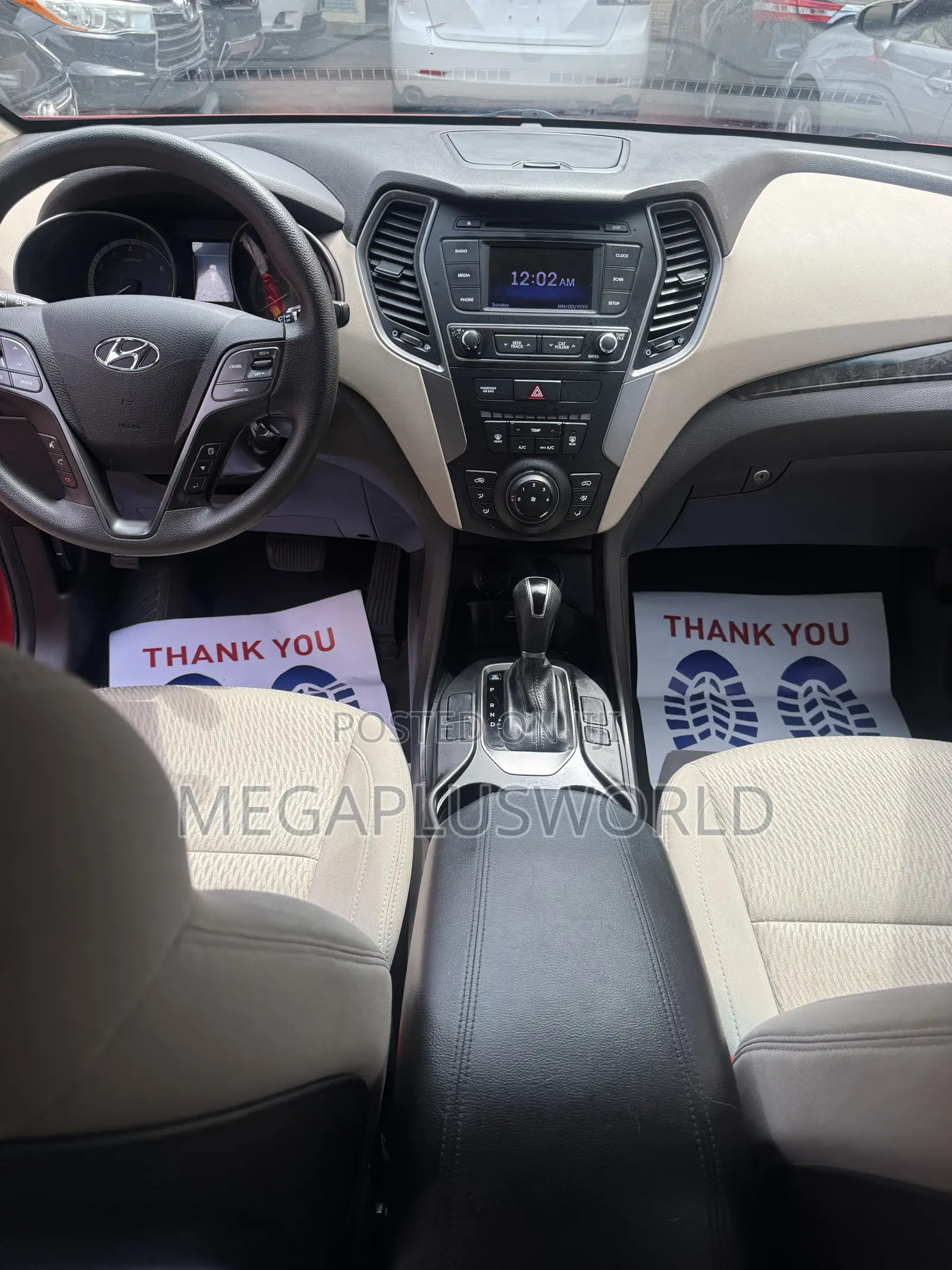 Hyundai Santa Fe SE FWD 2017 Red