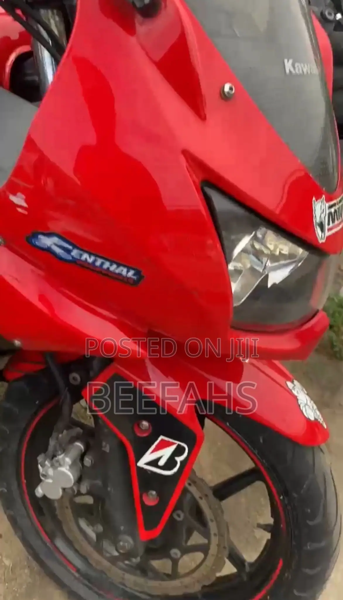 Kawasaki Bike 2013 Red