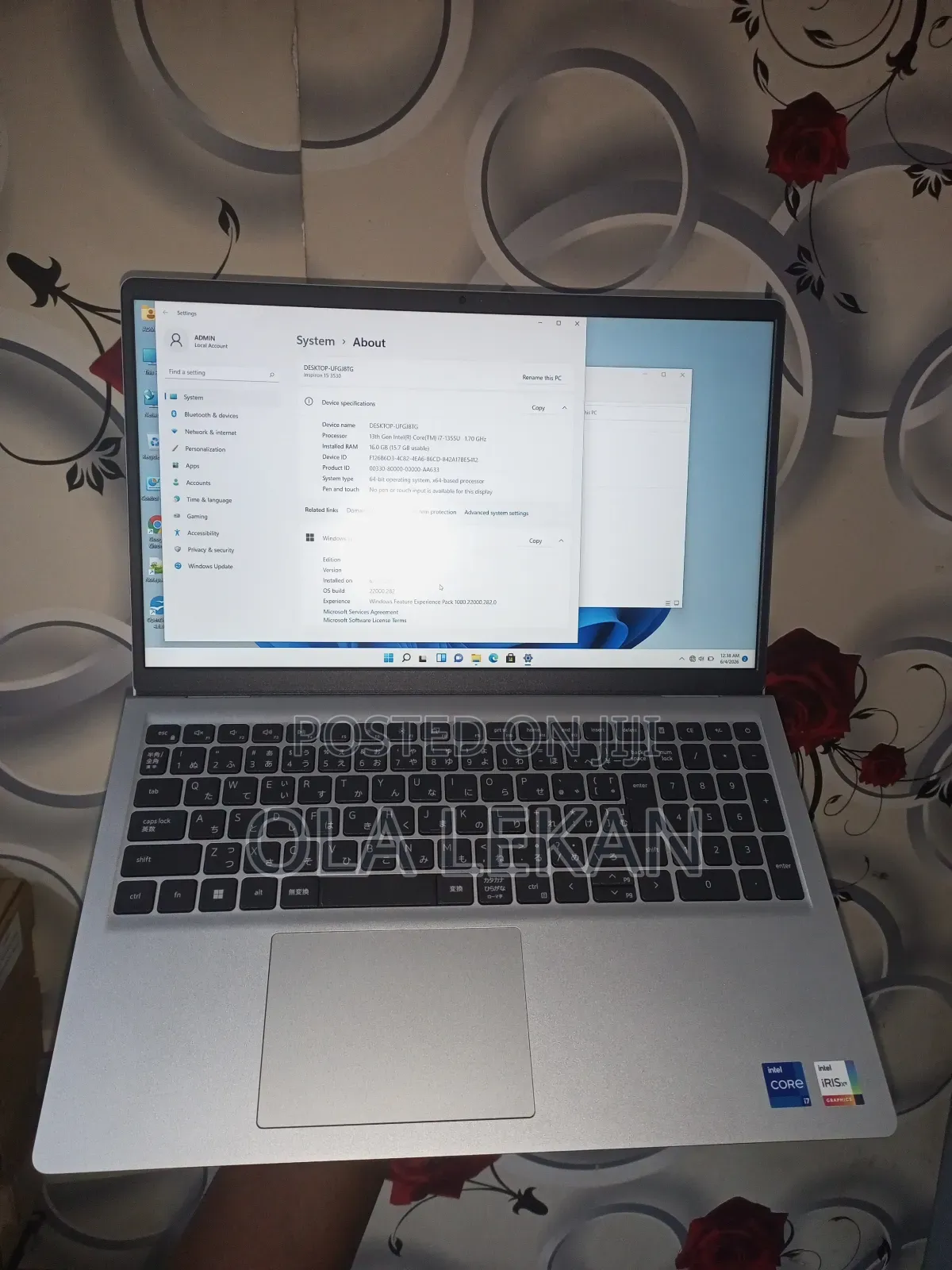 Laptop Dell Inspiron 15 3543 16GB Intel Core i7 SSD 512GB