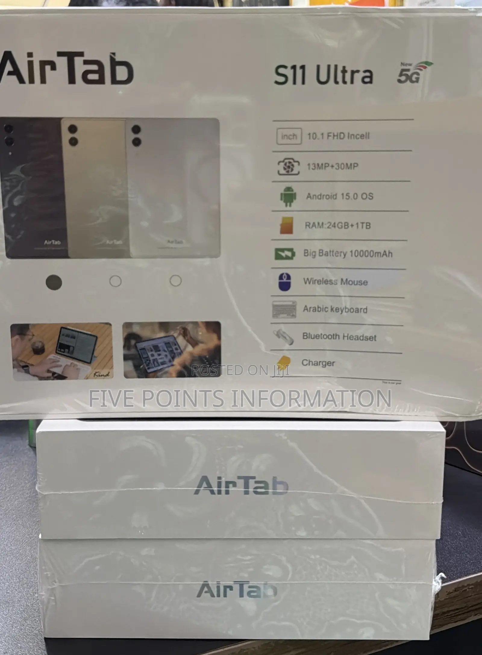 New AirTab S11 Uttra 1 TB Black