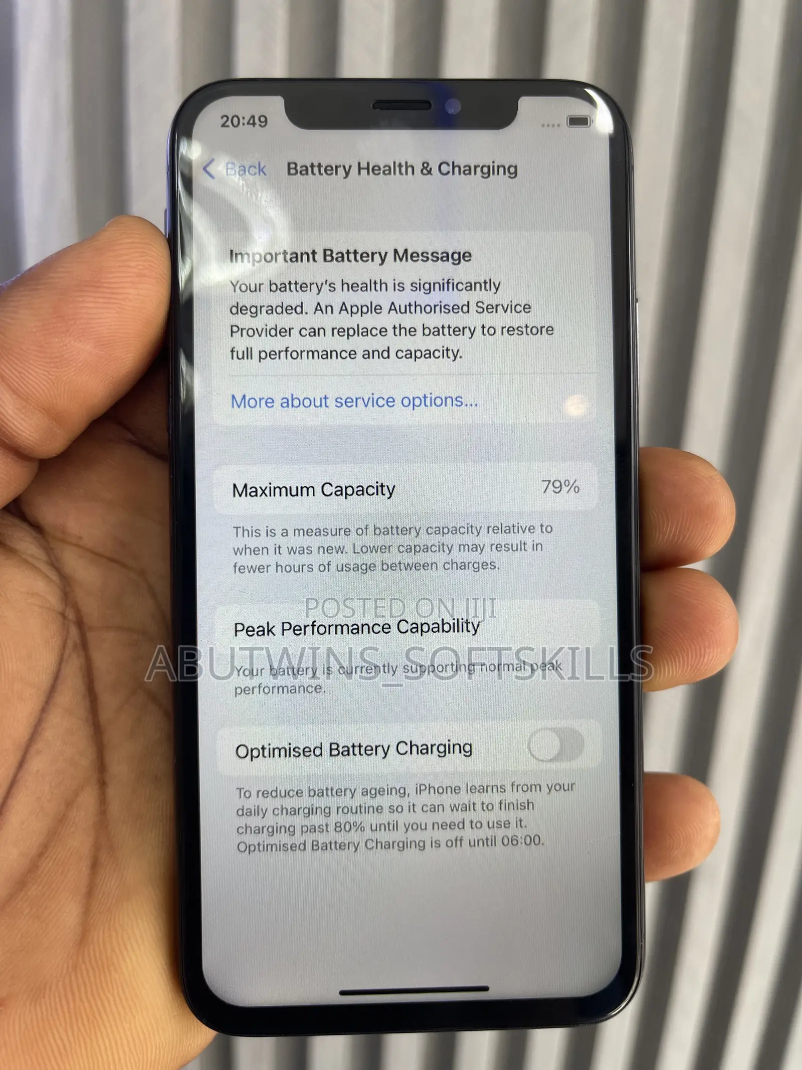 Apple iPhone X 64 GB Black