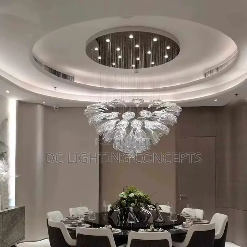 Modern Nordic Led Ball Crystal Pendant Light.
