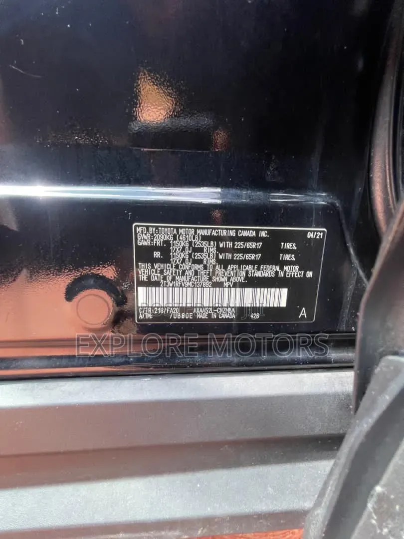 Toyota RAV4 2021 Black