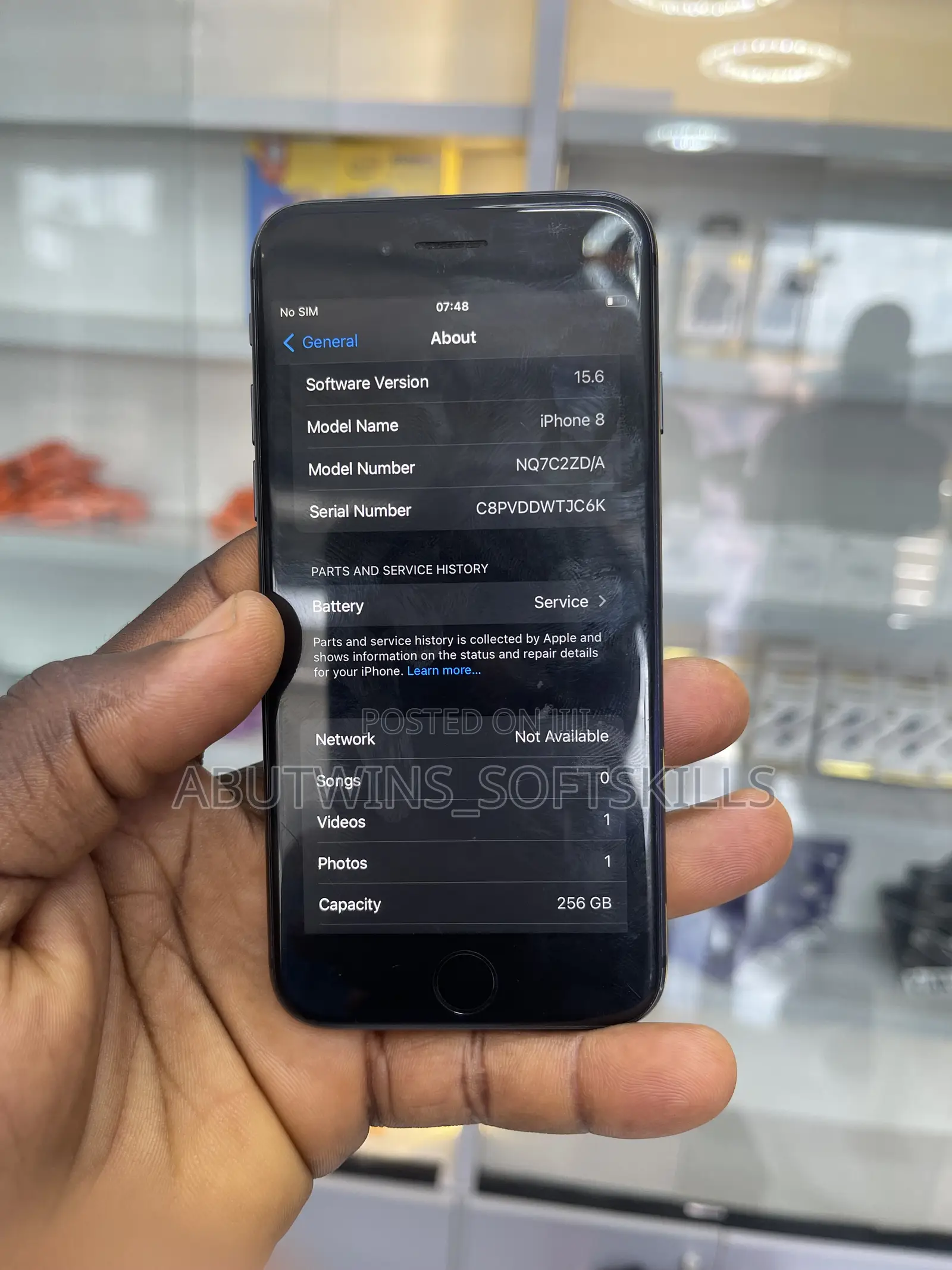 Apple iPhone 8 256 GB Black