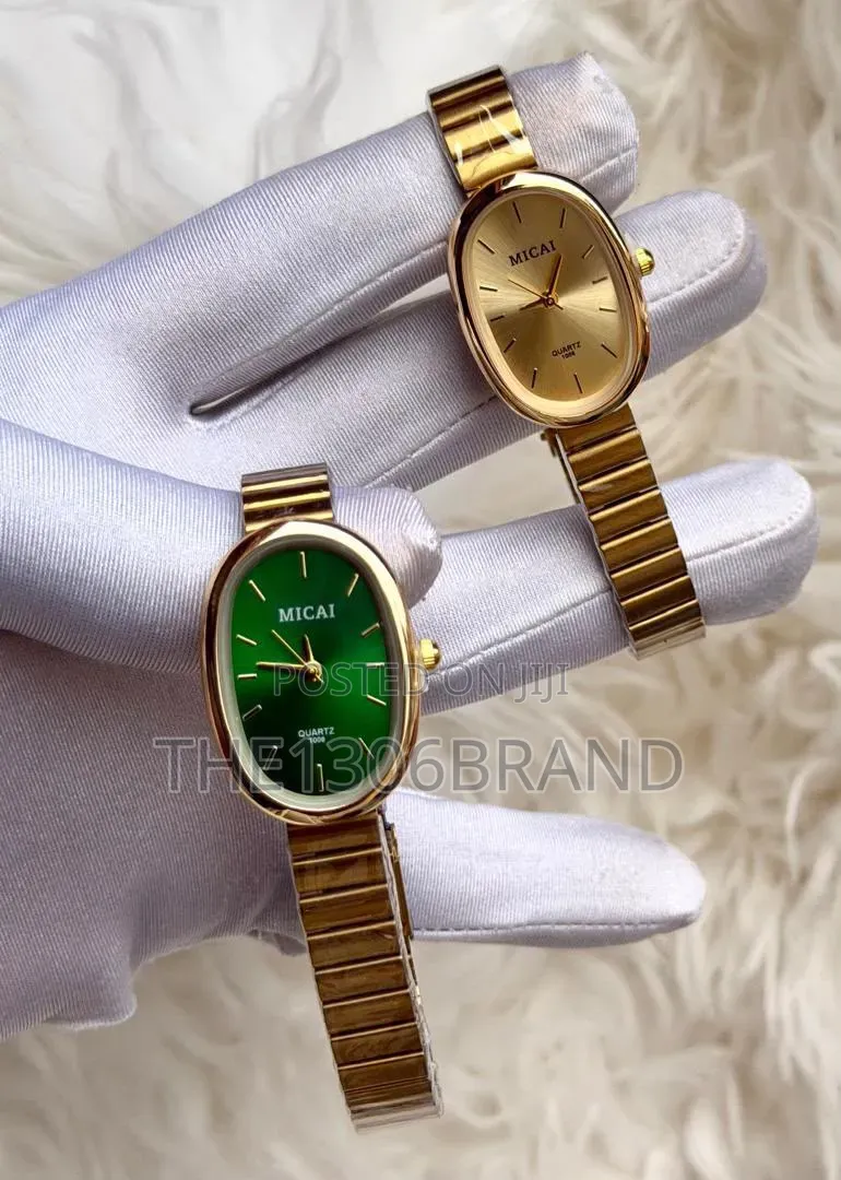 Micai Premium Quality Elegant Oval Dial Quartz Watch