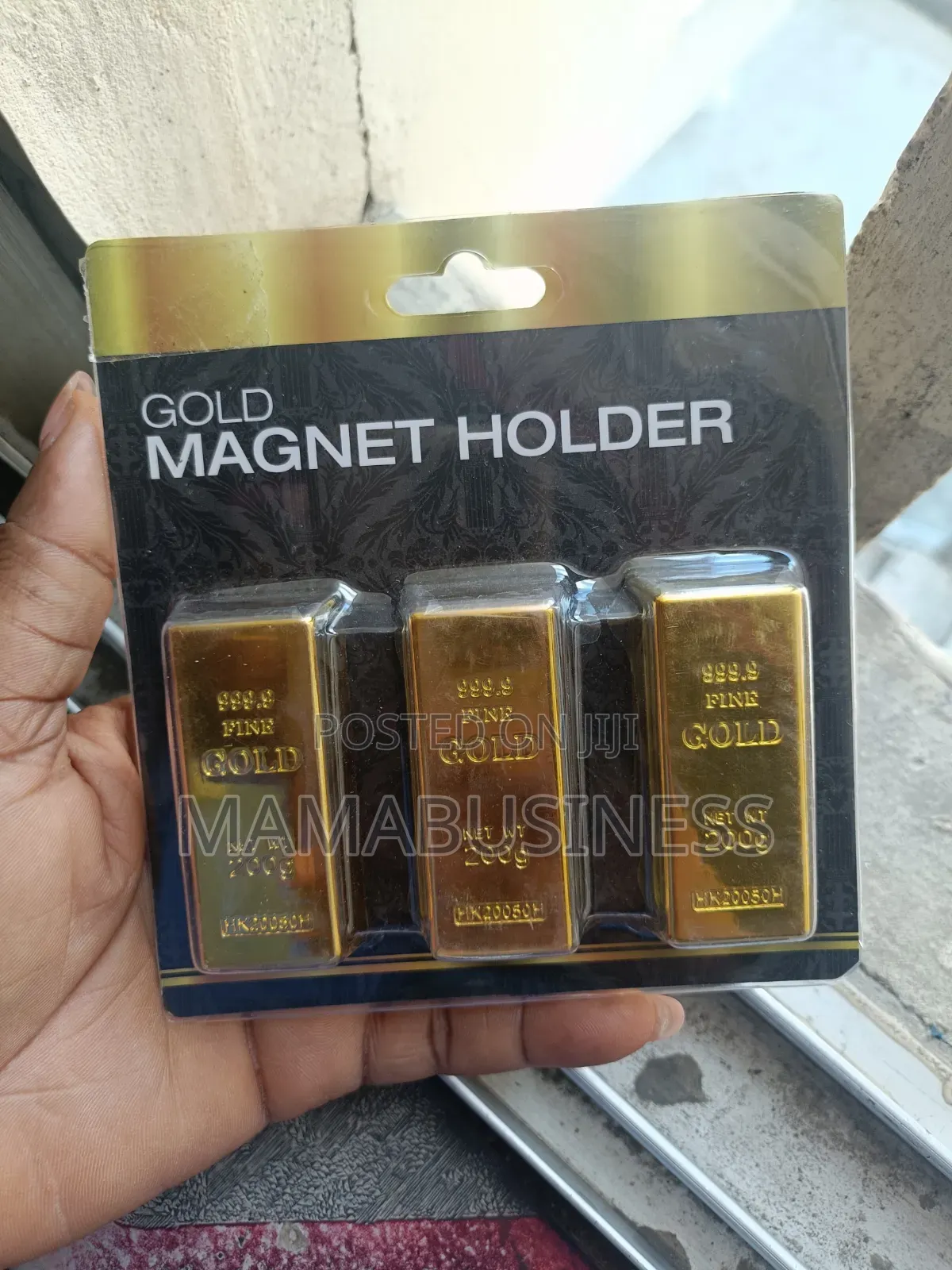 Gold Bar Gold Magnet Holder Set - 200g