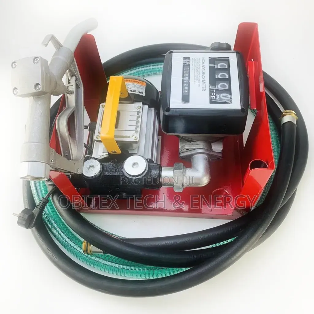 1hp Diesel Transfer Pump Kit With Flowmeter Nozzle | (220v)