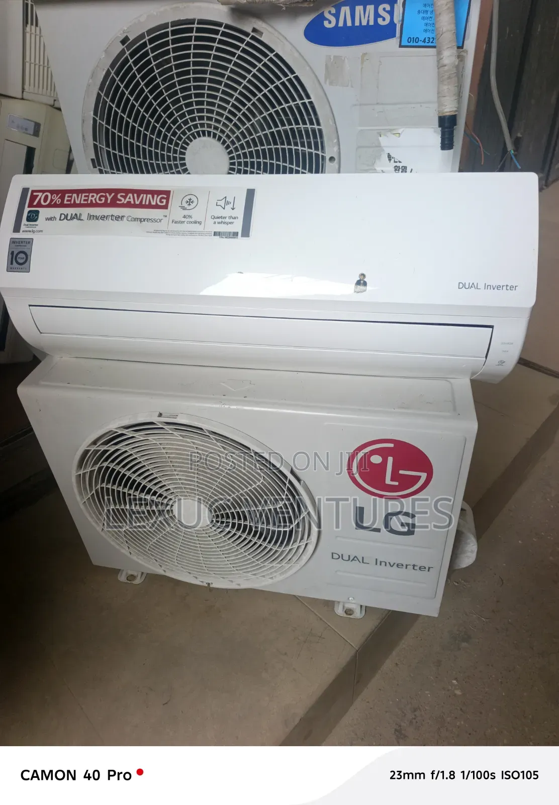 70% Energy Saving Power Cooling Dual Inverter 1.5hp Lg Split 1.5hp
