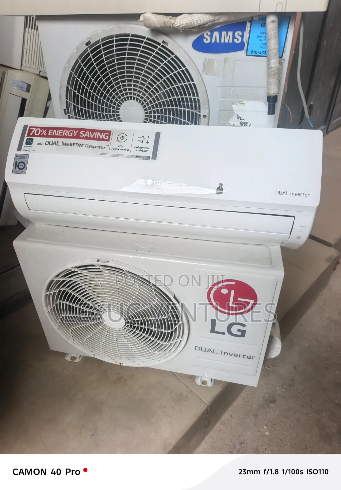 70% Energy Saving Power Cooling Dual Inverter 1.5hp Lg Split 1.5hp