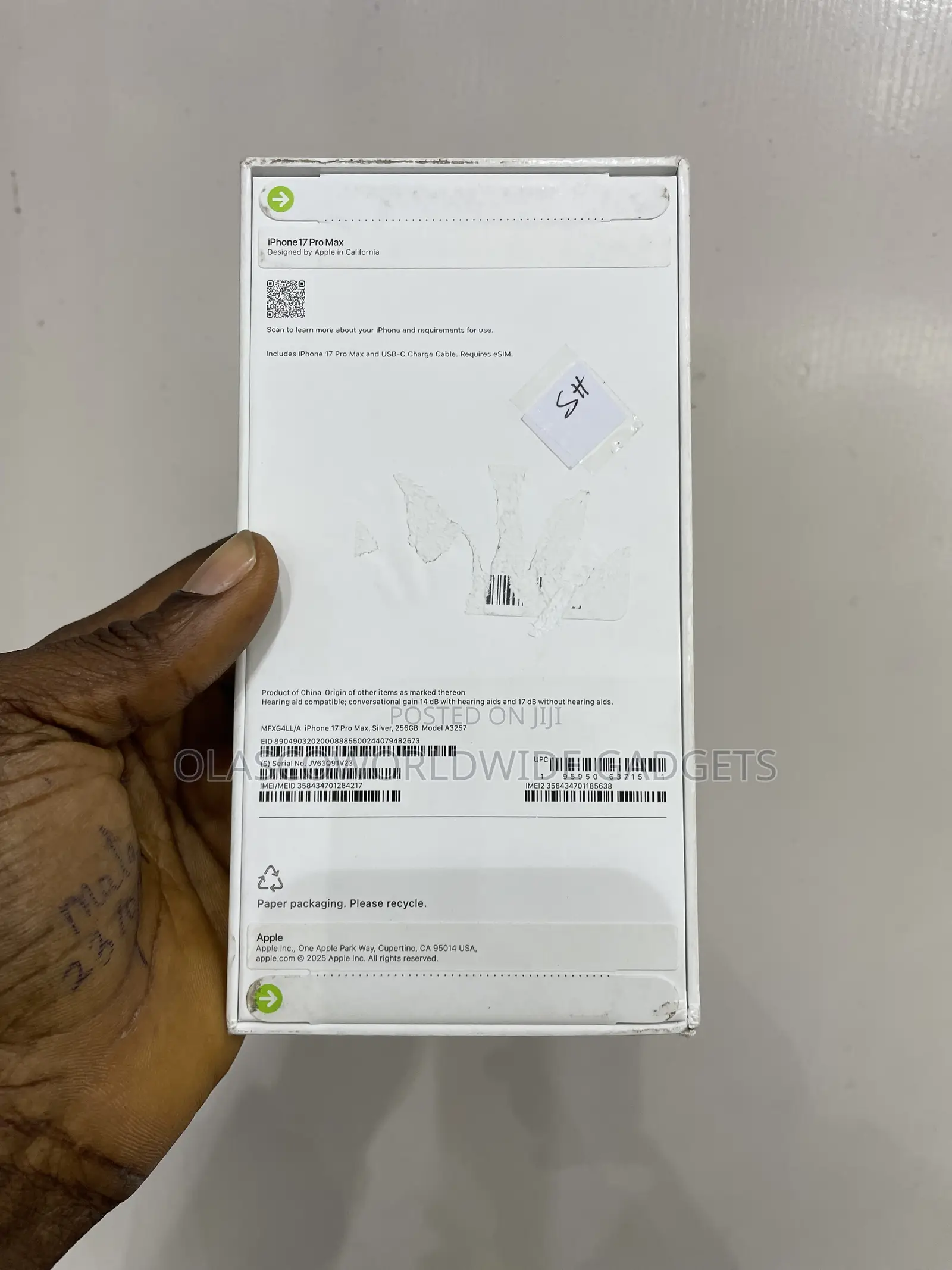 New Apple iPhone 17 Pro Max 256 GB Silver