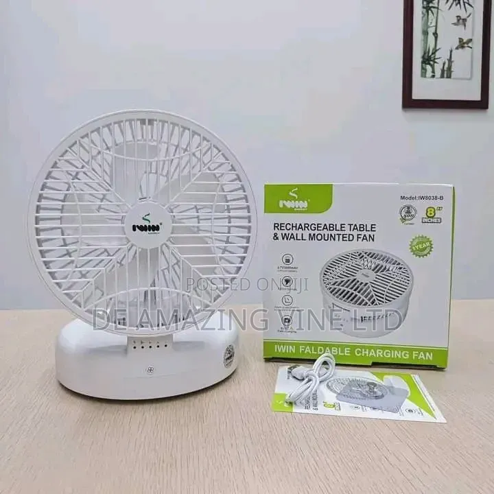 Rechargeable Table and Wall Mounted With Led Light and Remote Control