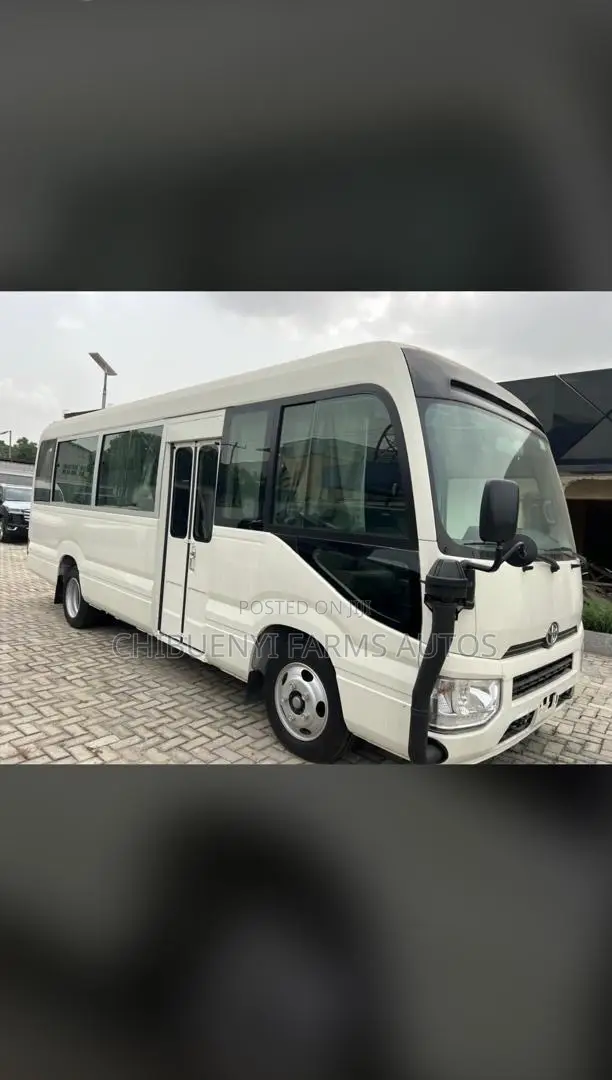 New Toyota Coaster 2025 White