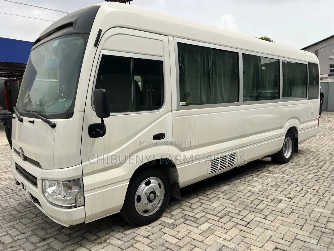 New Toyota Coaster 2025 White
