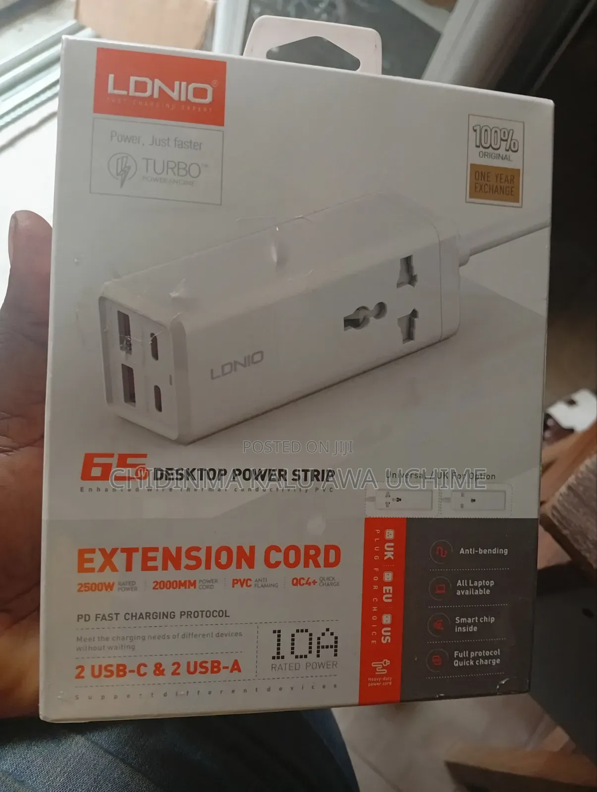 Ldnio Sc1418 65w Pd Destop Power Strip With Power Socket