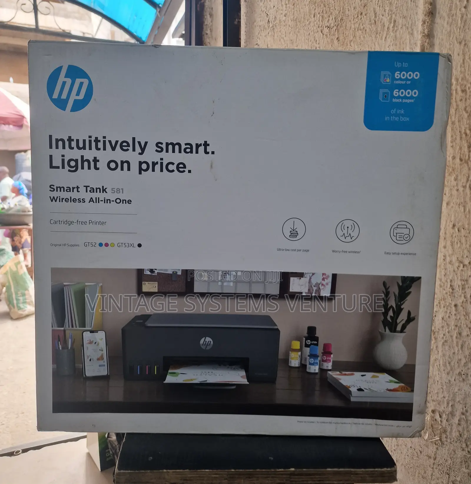 Hp Smart Tank 581 Wireless All-in-One