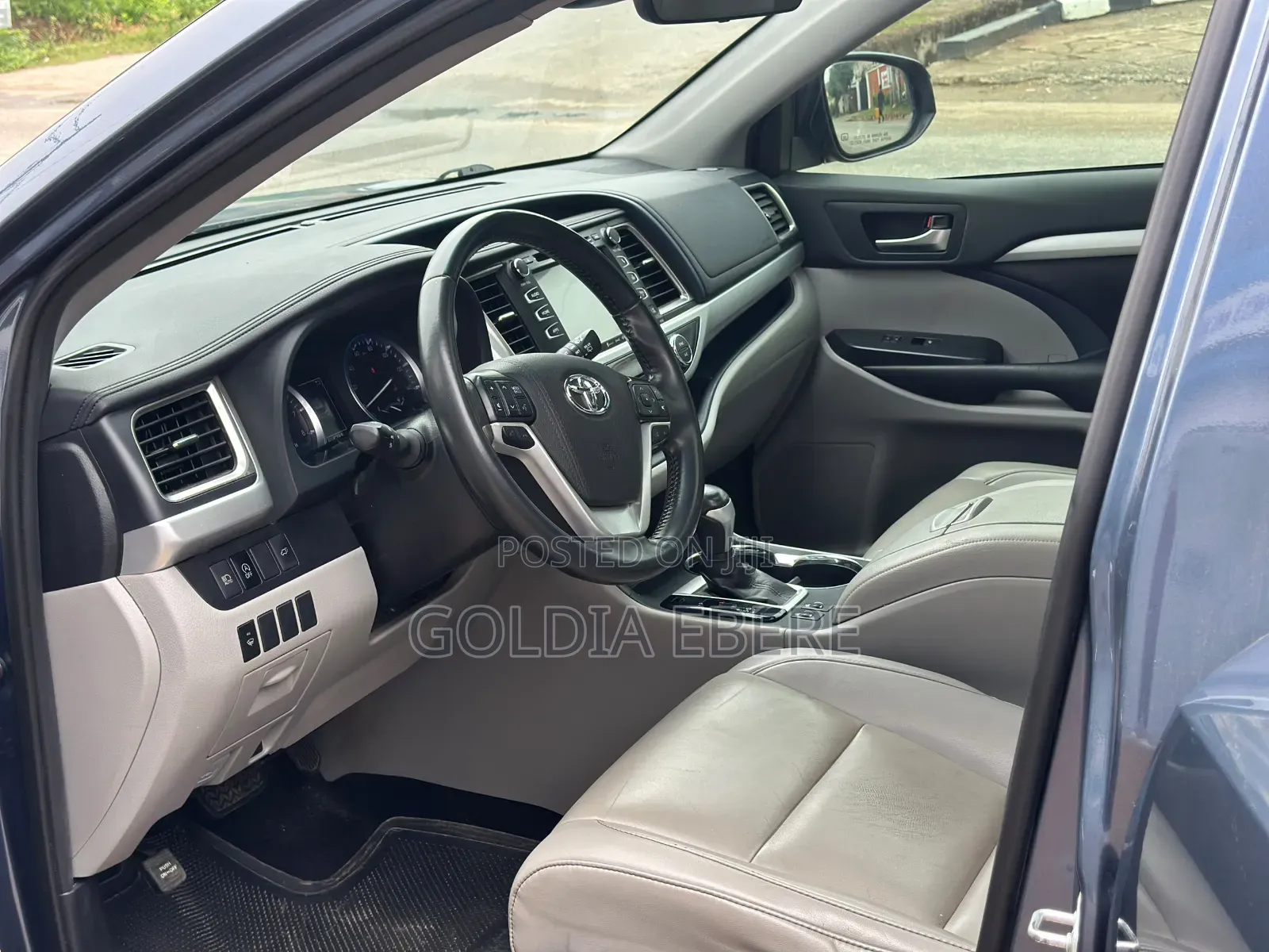 Toyota Highlander XLE 2019 Blue