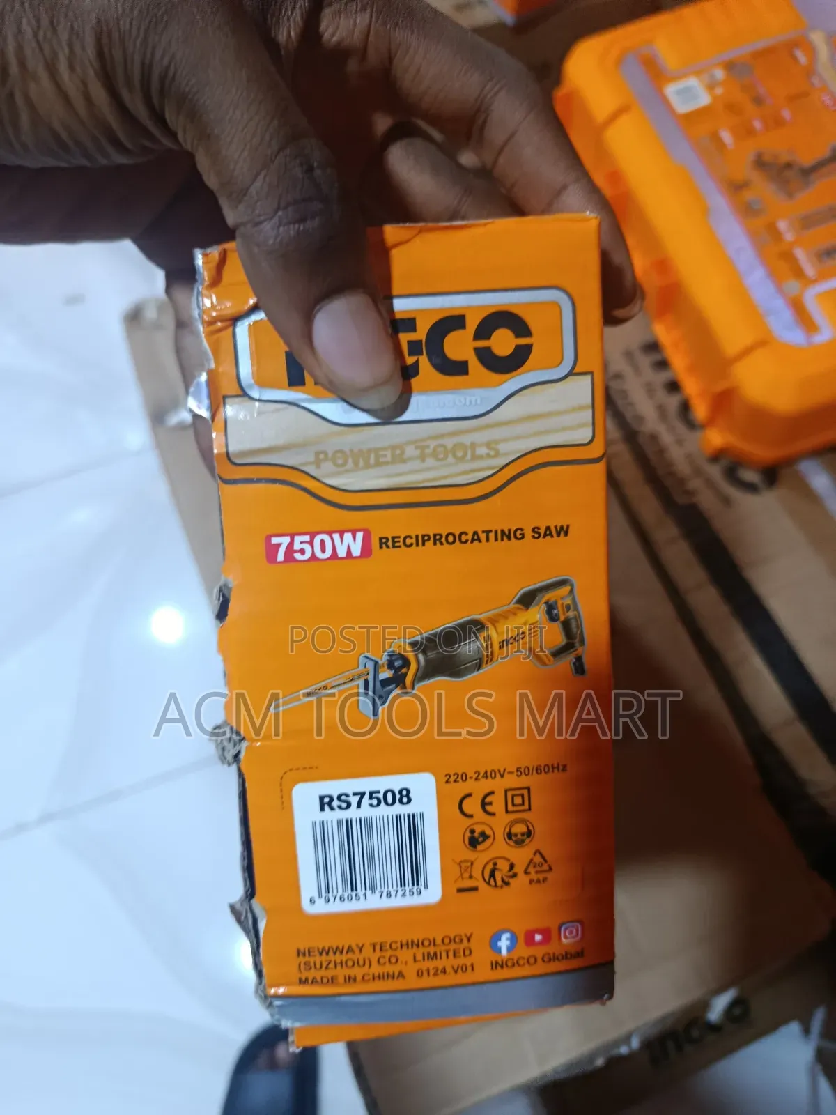 Ingco Rs7508 Electric Reciprocating Saw 750w