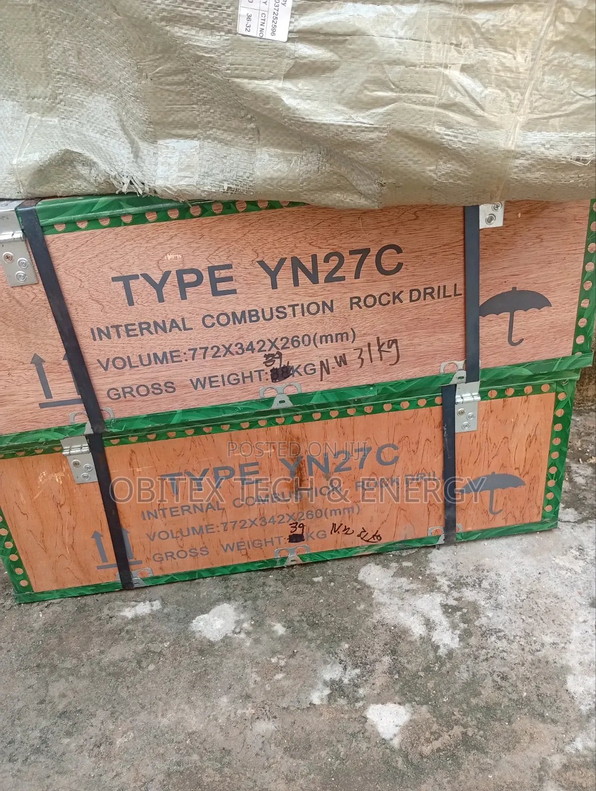 Yn27c Internal Combustion Rock Drill | Gasoline Rock Drilling Machine
