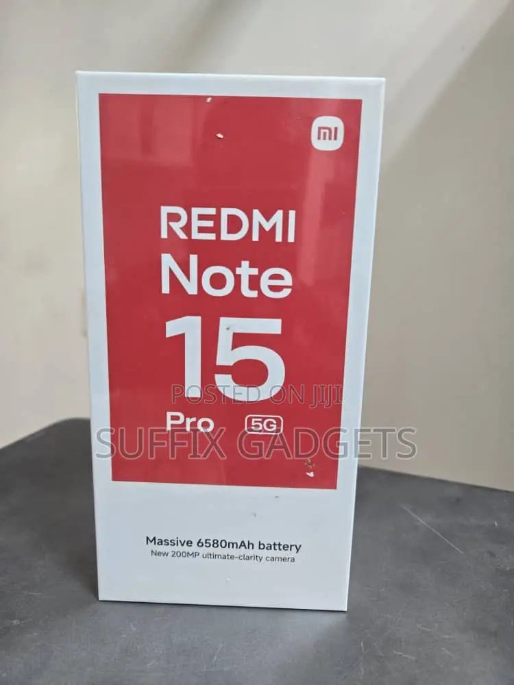 New Xiaomi Redmi Note 15 256 GB Black