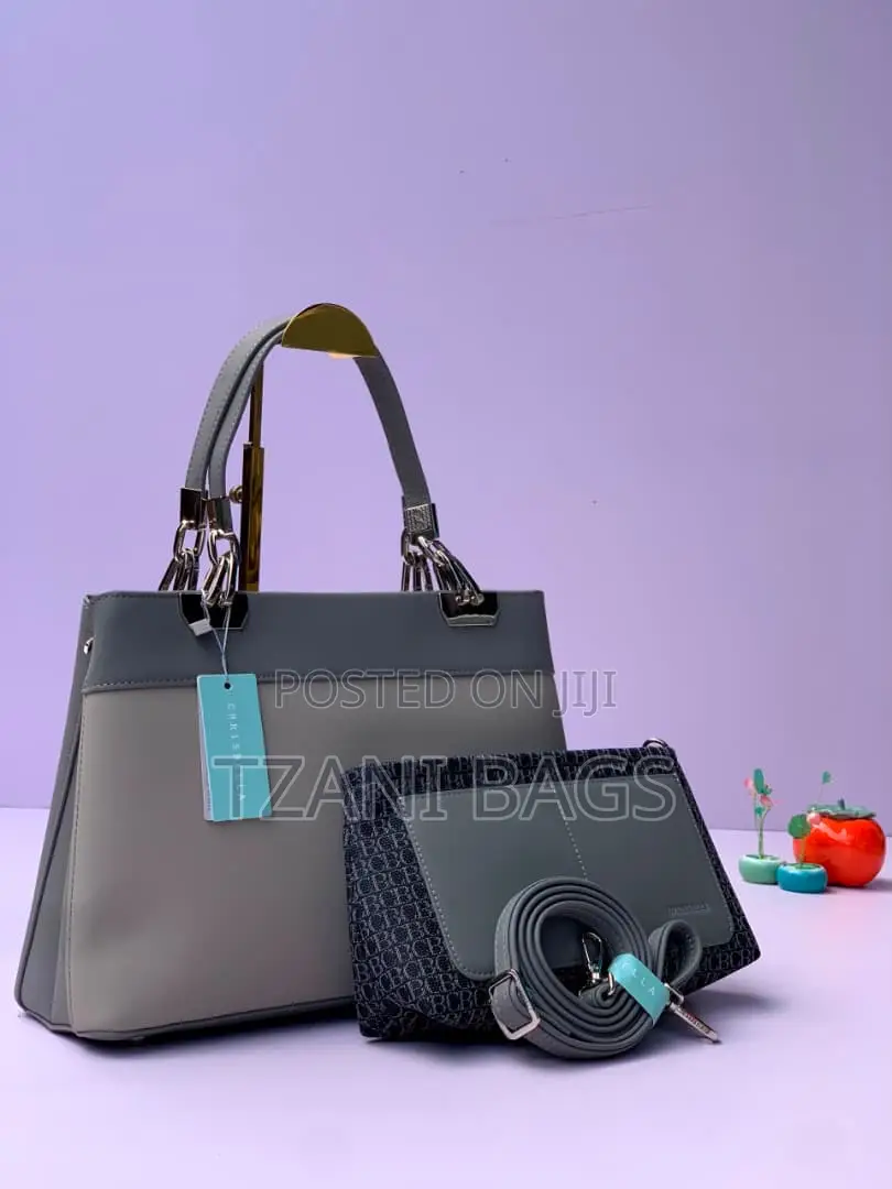 Chrisbella Two-Tone Office Handbag