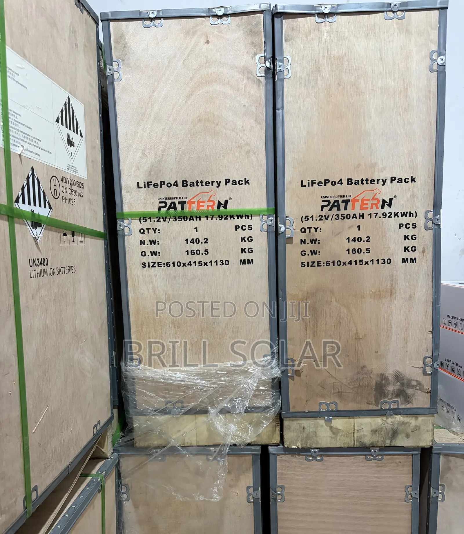 17.5kwh-51.2v Pattern Solar Lithium Battery