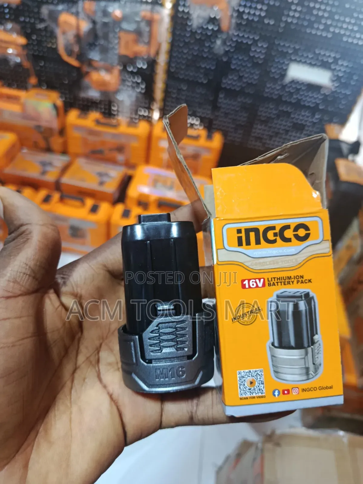 Lithium-Ion Battery Pack Fbli1620 – 16v 2.0ah Rechargeable