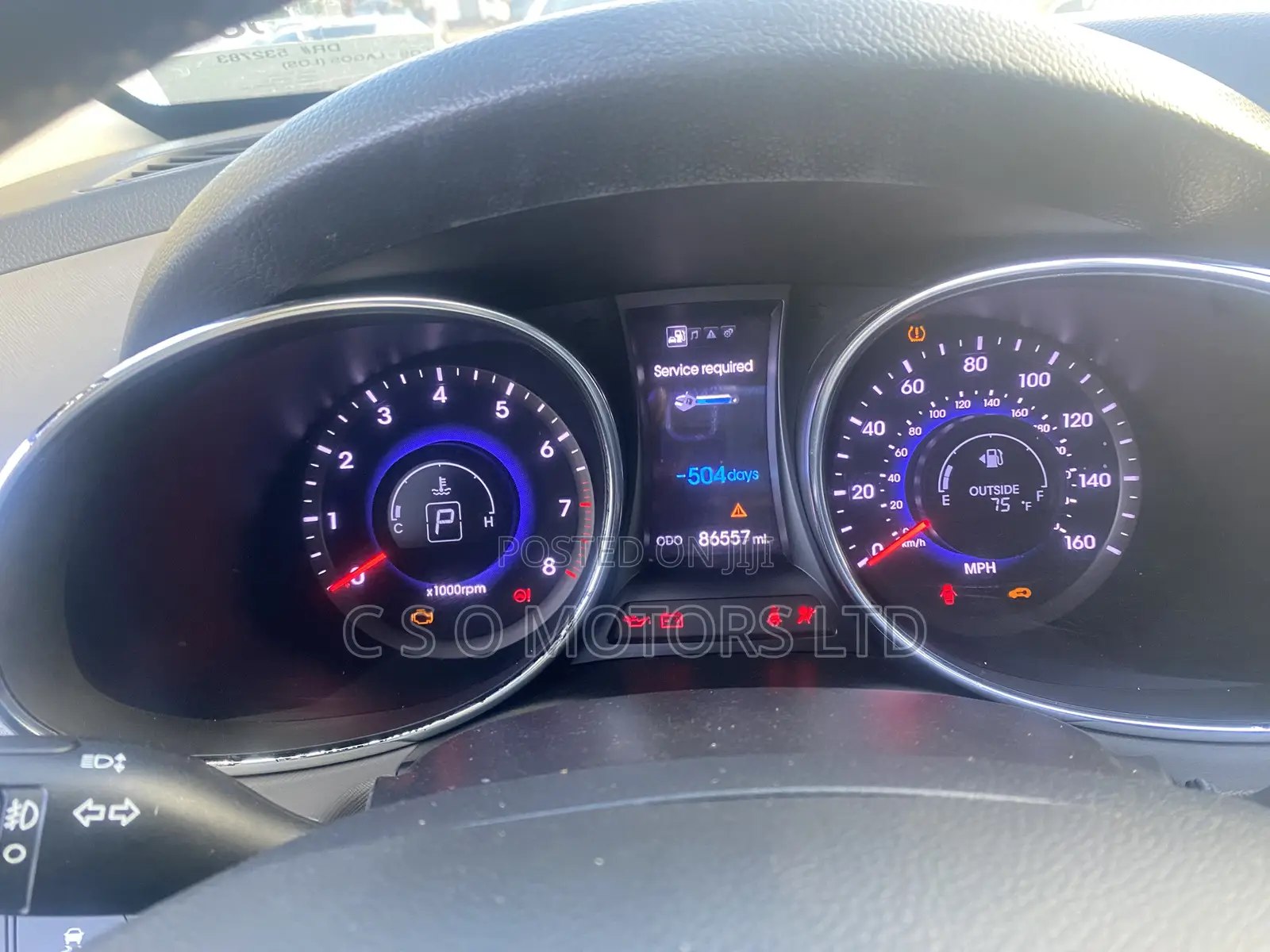 Hyundai Santa Fe Limited 4dr SUV (3.3L 6cyl 6A) 2015 Gray