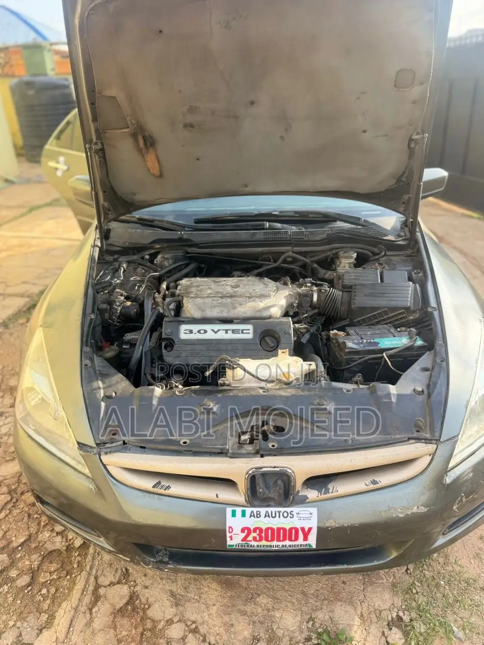 Honda Accord Coupe EX-L V-6 Automatic 2007 Gray