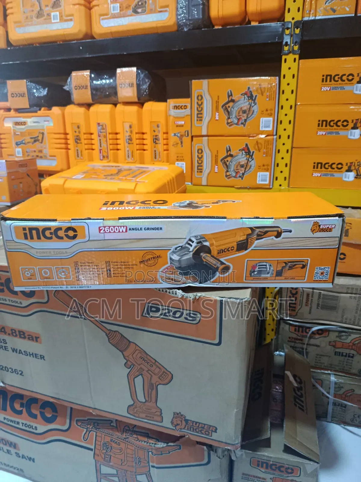 Ingco Angle Grinder Ag26008 – 9” (230mm) Heavy Duty 2600w