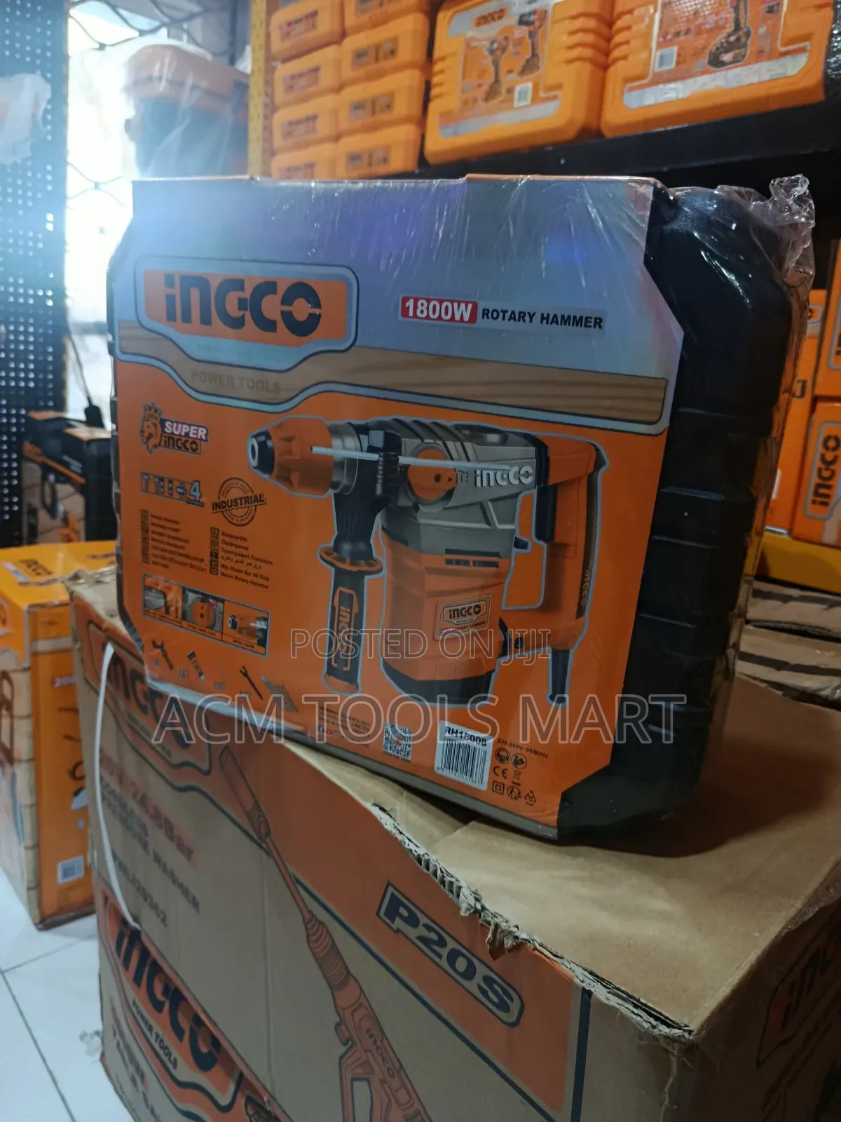 Ingco Rotary Hammer Rh18008 – 1800w Heavy Duty SDS-Plus
