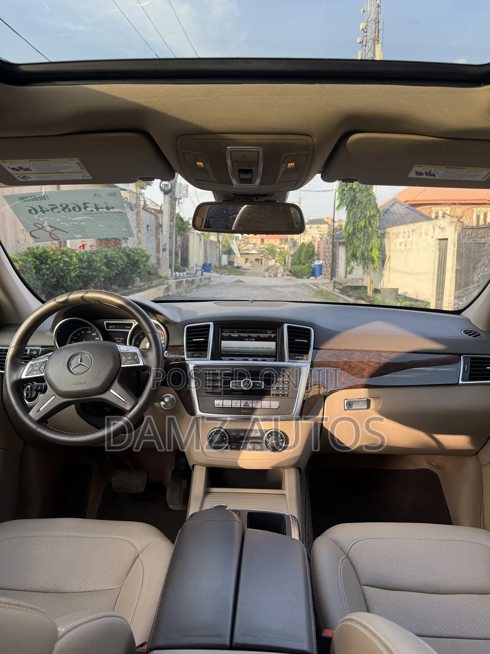 Mercedes-Benz M Class ML 350 4Matic 2013 White