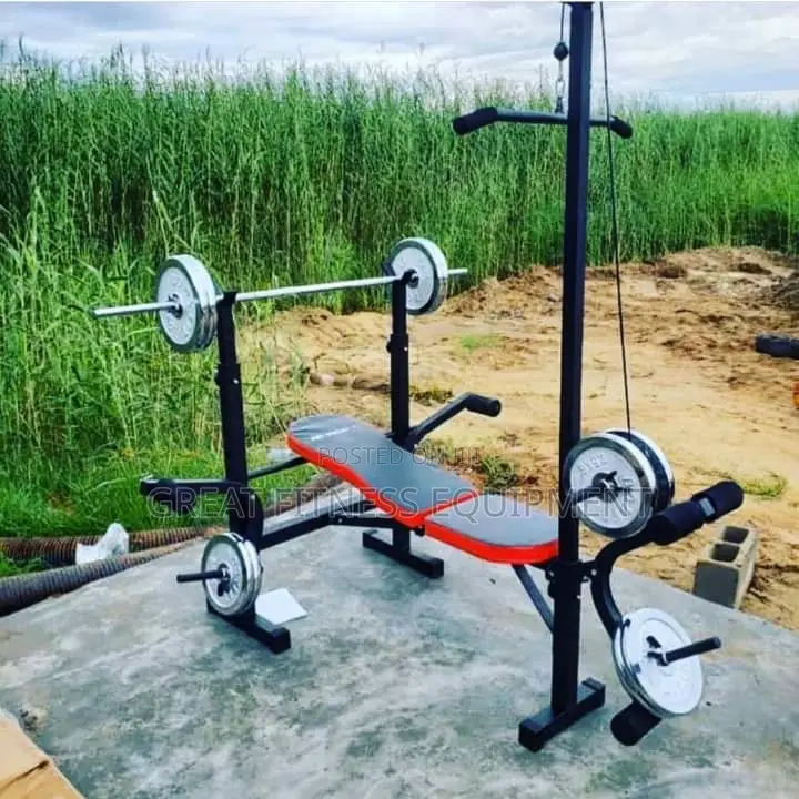 Weight Bench With Latpull Down and 50kg Weight
