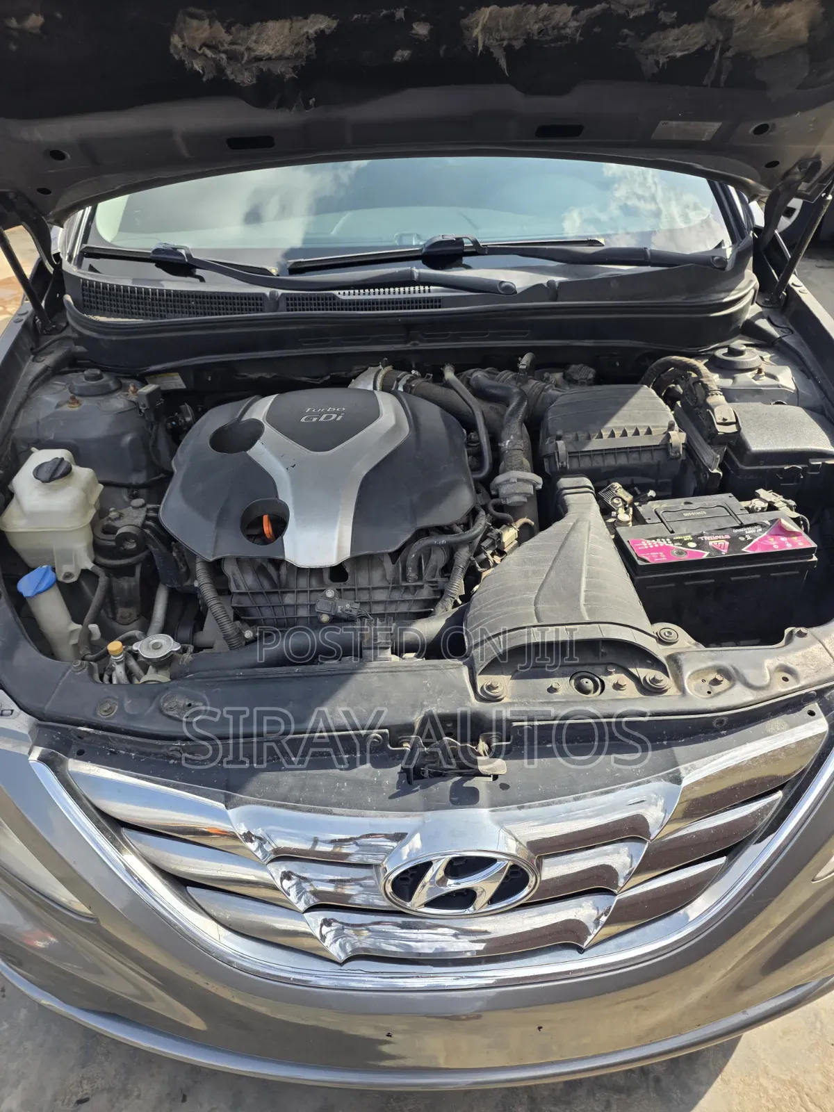 Hyundai Sonata Limited 2.0T Sedan (2.0L 4cyl 6A) 2013 Gray