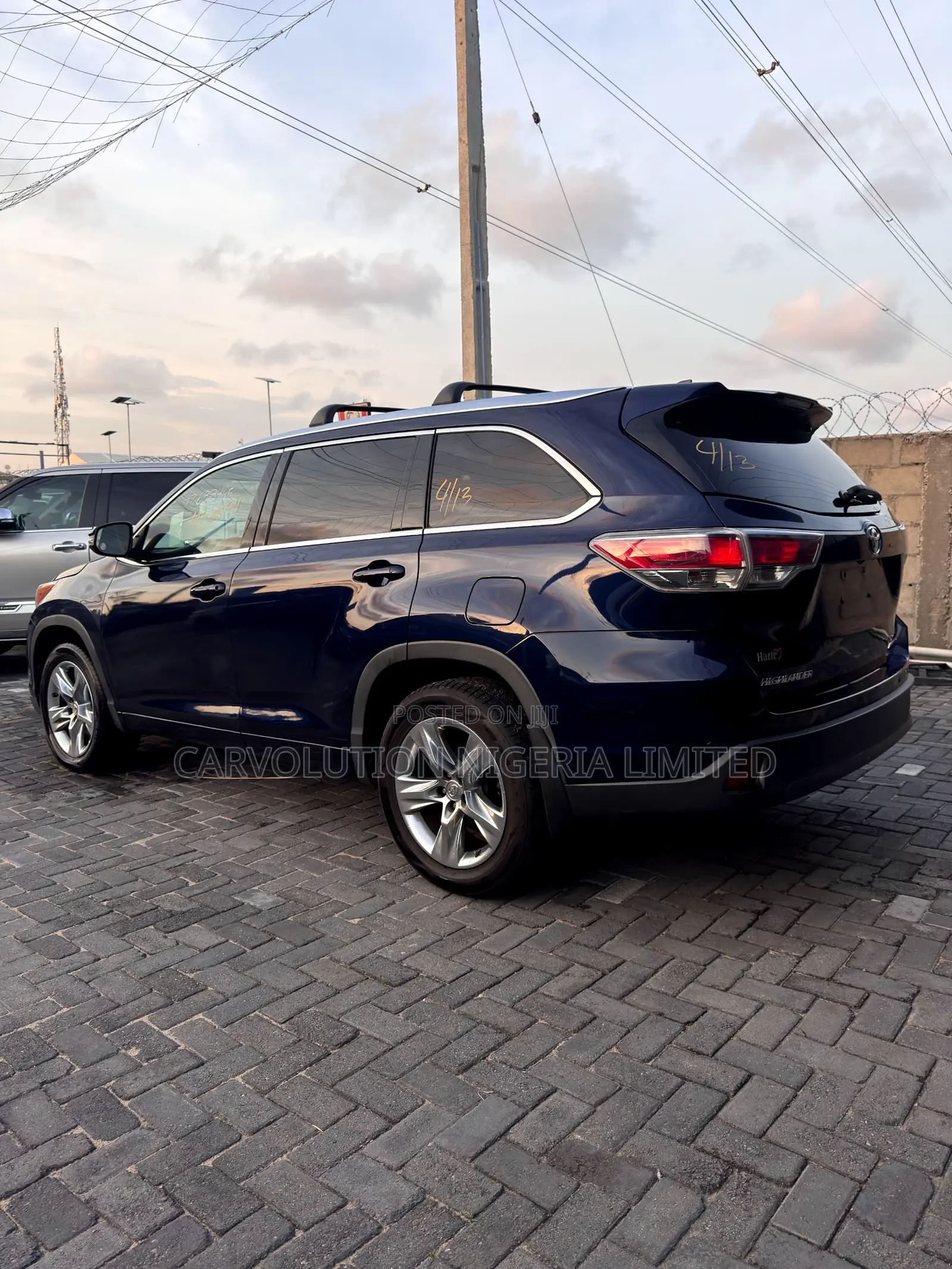 Toyota Highlander Limited 4dr SUV AWD (3.5L 6cyl 6A) 2015 Blue