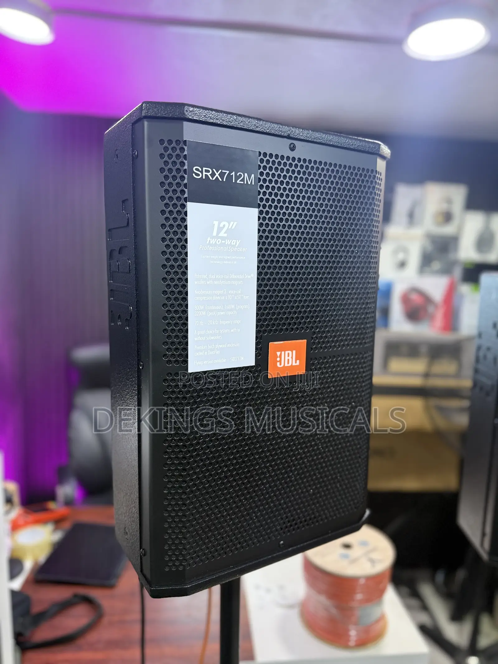 JBL Speakers 12inches Srx712m Floor Monitor