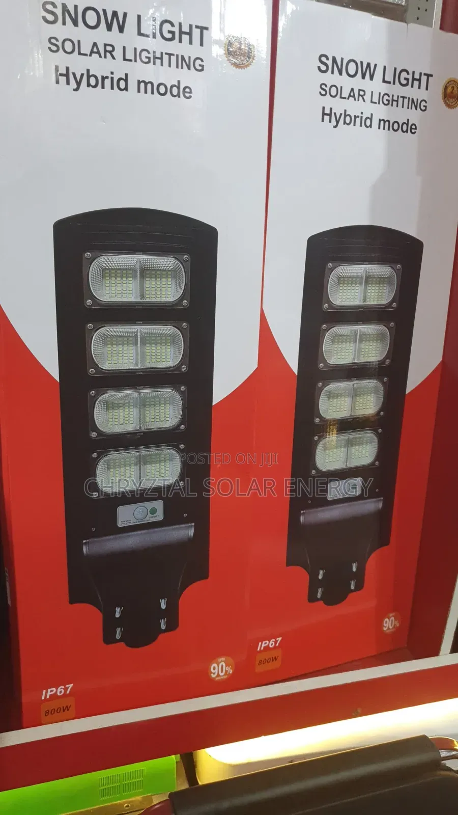 4eyes Solar Hybrid Water Resistance Street Light With Remote Kit
