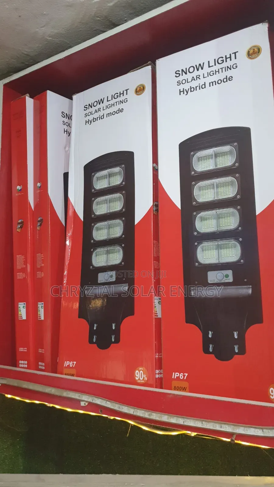 4eyes Solar Hybrid Water Resistance Street Light With Remote Kit