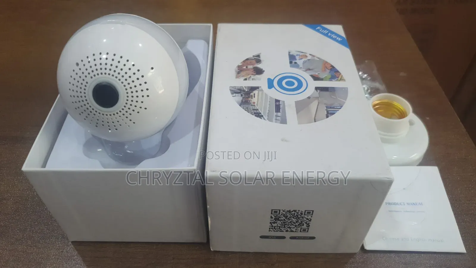 Spy Bulb Camera With Hidden Lens and Mobile Control
