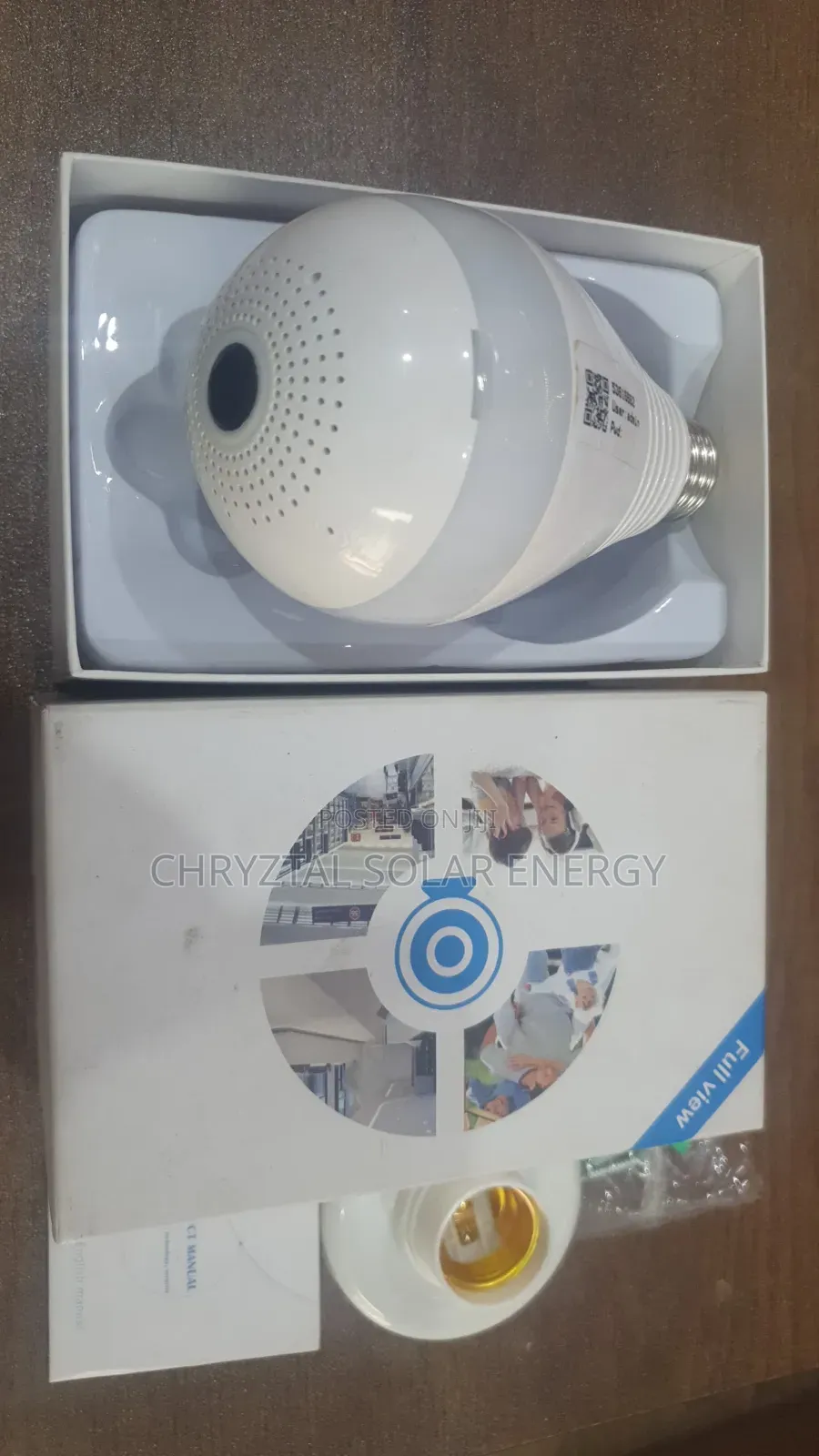 Spy Bulb Camera With Hidden Lens and Mobile Control