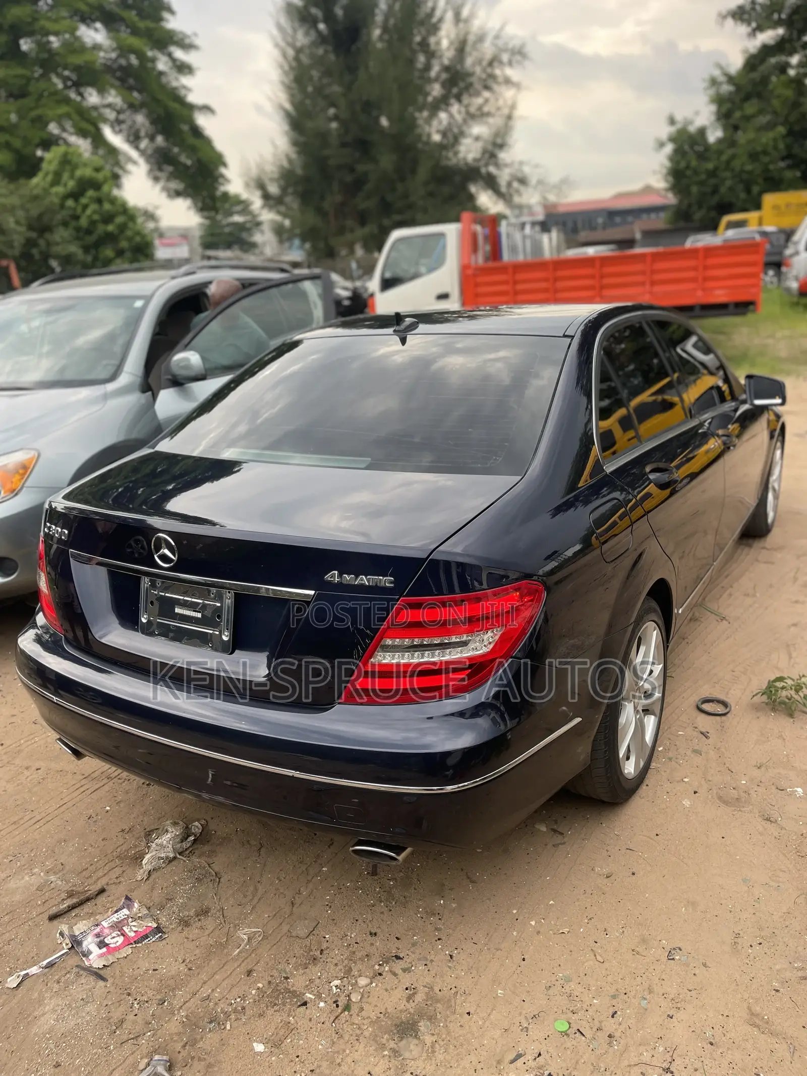 Mercedes-Benz C300 Luxury 4Matic Sedan AWD (3.5L 6cyl 7A) 2013 Blue