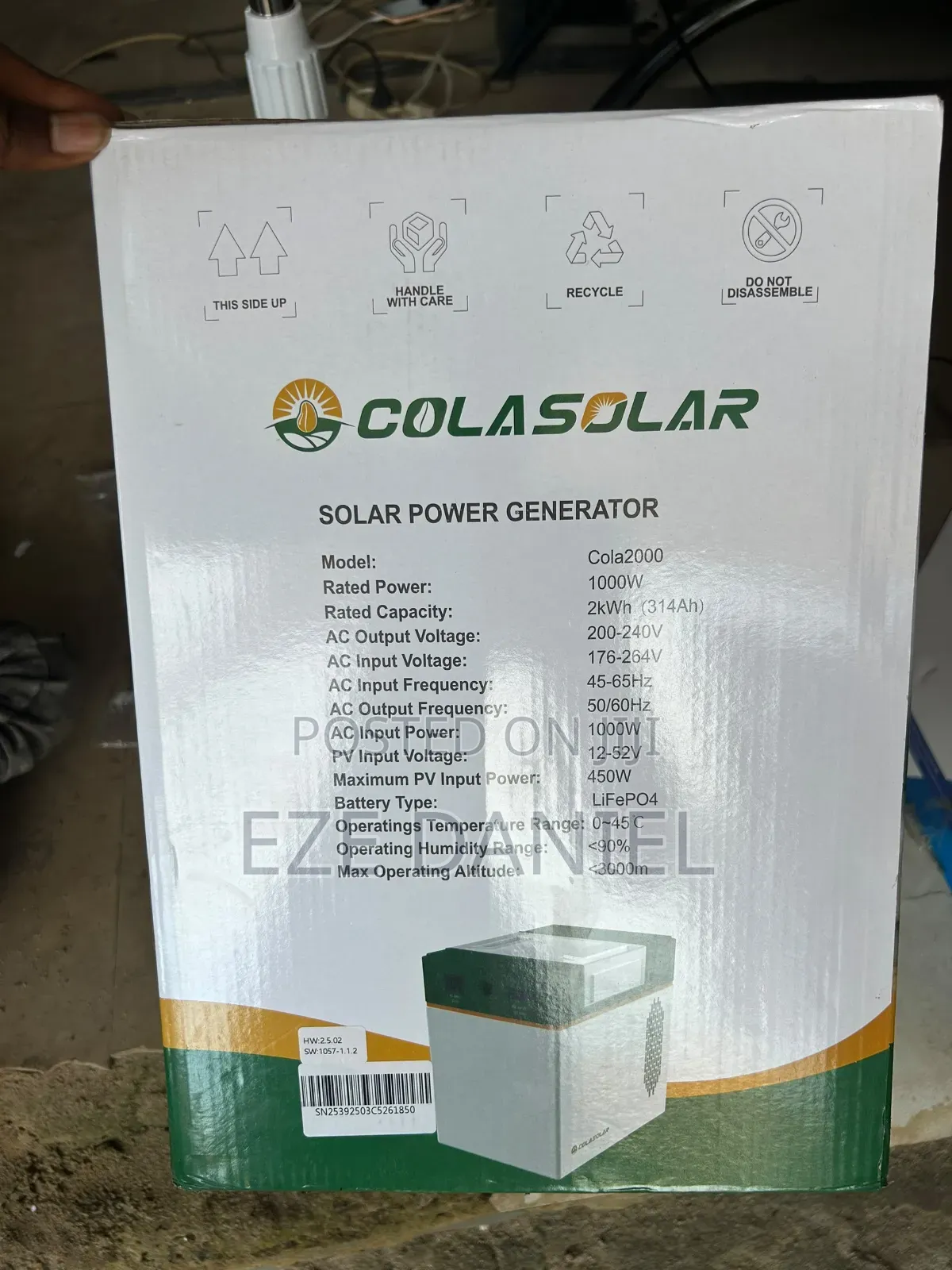 2,000watt Solar Power Generator With 2 Panels Each