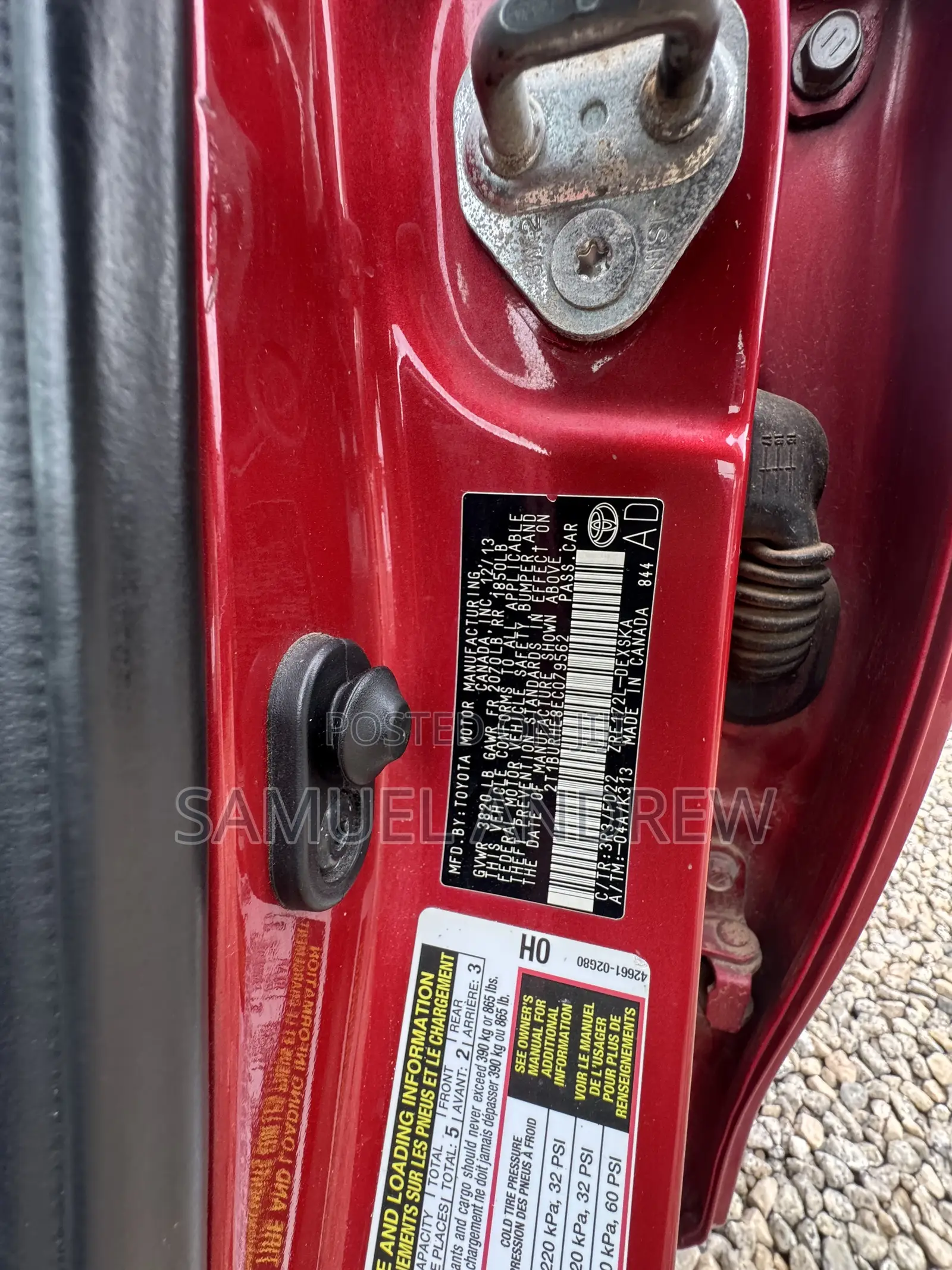 Toyota Corolla S 4dr Sedan (1.8L 4cyl CVT) 2014 Red