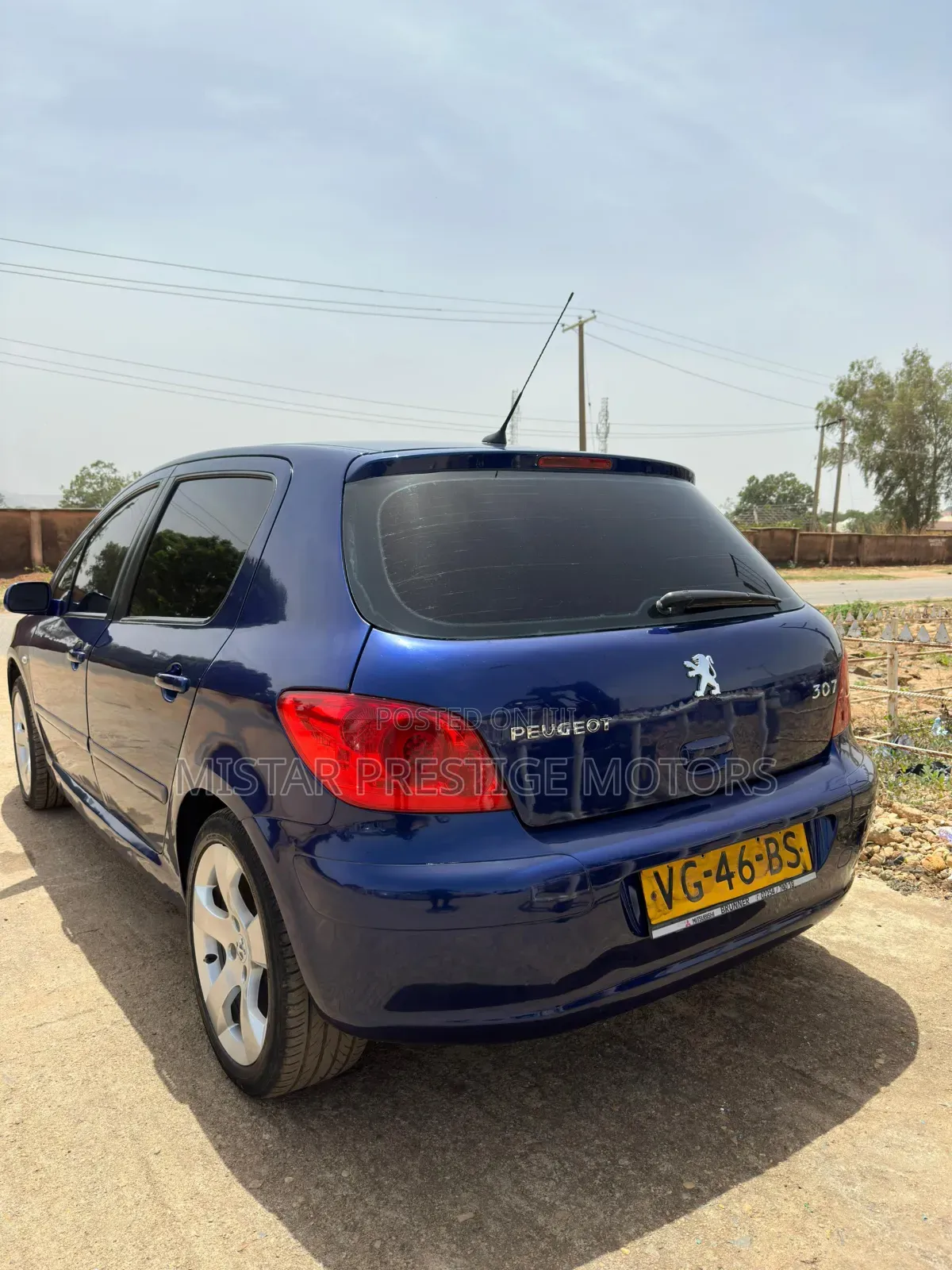 Peugeot 307 2005 Blue