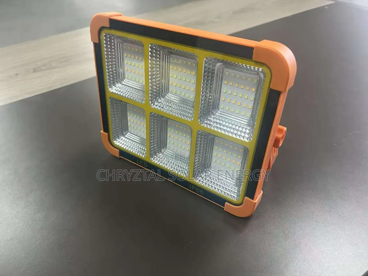Solar Indoor Flood Light With Different Color Control Usb Type-c