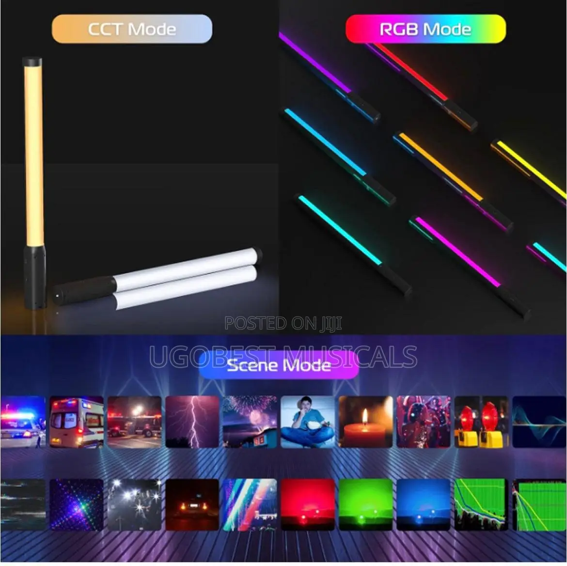 Profesional RGB Hand Stick Lamp